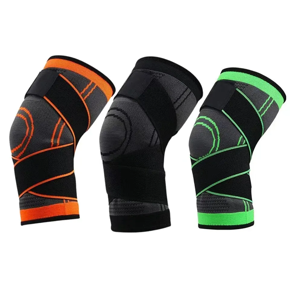 Knee Pad Knee Support Knee Brace 1PC Sports Knee Pad Men Pressurized Elastic Knee Pad Support Fitness Gear Basketball Volleyball Brace Tennis Cycling Protector