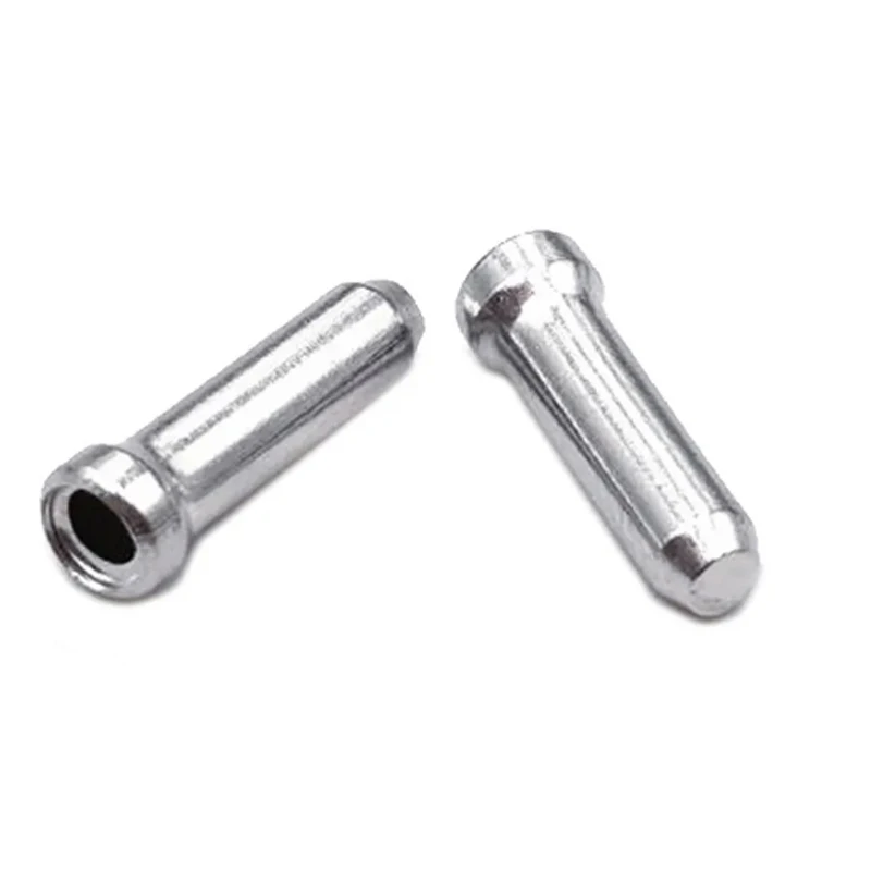 100pcs Bicycle Brake Cable Tips Aluminum Brake Line Derailleur Shift Inner Wire End Caps Tips Crimps MTB Bike Accessorie