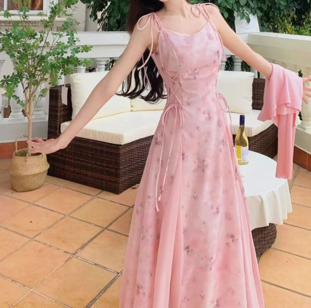 Pink Asian Inspired Formal Dresses Chinese Modern Style
