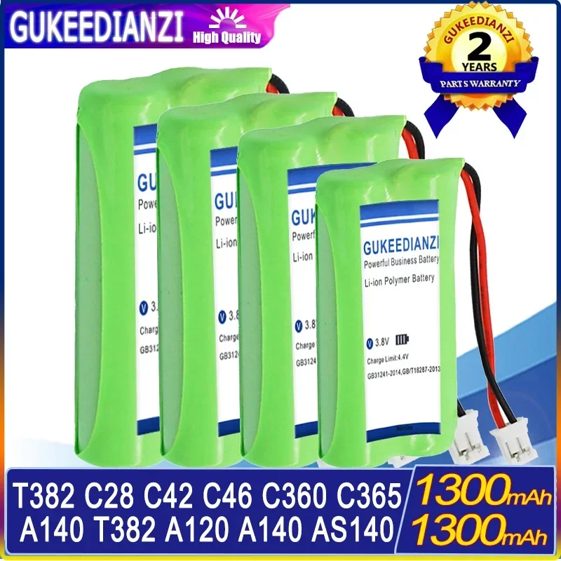 Batteria 1300Mah Per Siemens Gigaset Al14H T382 C28 C42 C46 C360 C365 A140 C36H Al14H T382 A120 A140 As140 V30145-K1310-X383
