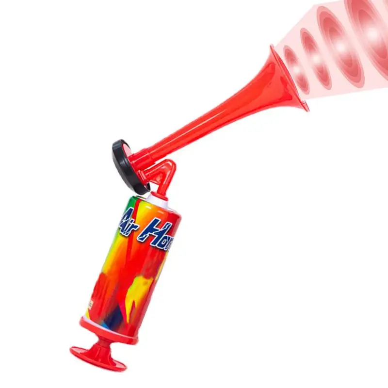 Soccer Air Cheering Horn Handheld Loud Voice Cheering Horn Reusable Air Pressure Trumpets for Football Sport Event Birthday Part