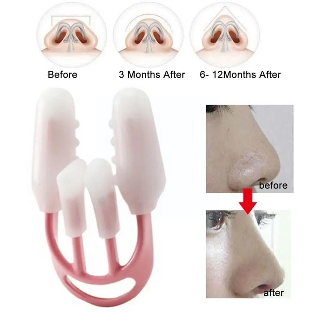 Nose Clip Shaper Orthotics Beauty Slimming Straightening Tool Massager Nose Up Corrector Clip