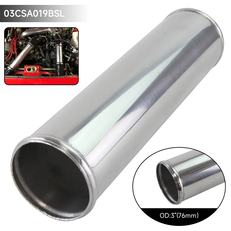 

Different Inlet/Outlet size 76mm-102mm /3.0''-4.0" inch Aluminum Intercooler Turbo Intake Air Piping L=300MM Universal