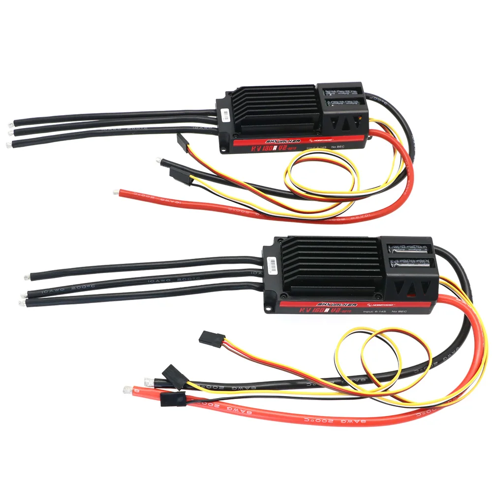 Câbles et soudures du contrôleur de vitesse ESC sans balais Hobbywing Skywalker 130A/160A HV OPTO V2 6-14S.