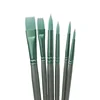 6/4 Brush Set, Sharp and Flat Watercolor Brushes, Nylon Hair Acrylic Brushes, Painting Supplies 1