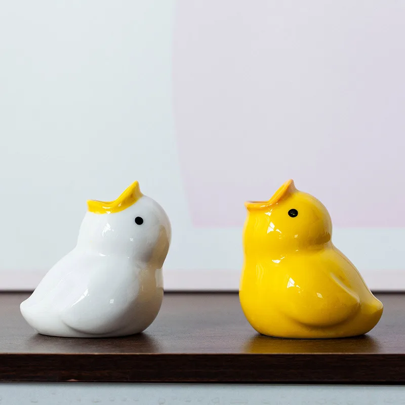 Creative Ceramic Duck Toothbrush Holder Bathroom Organizer Home Decor Art Craft For Kids Adults Ceramic Toothbrush Stand