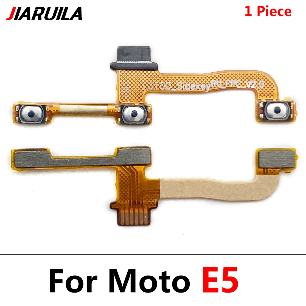 Replacement Power On/Off Volume Switch Key Button Flex Cable Ribbon for Motorola Moto E Series