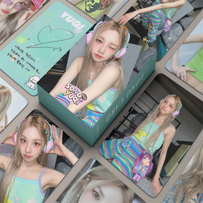 

55 шт./набор (G)I-DLE маленькая карточная песня Yuqi I FEEL альбом LOMO Card Gidle фотография Kpop