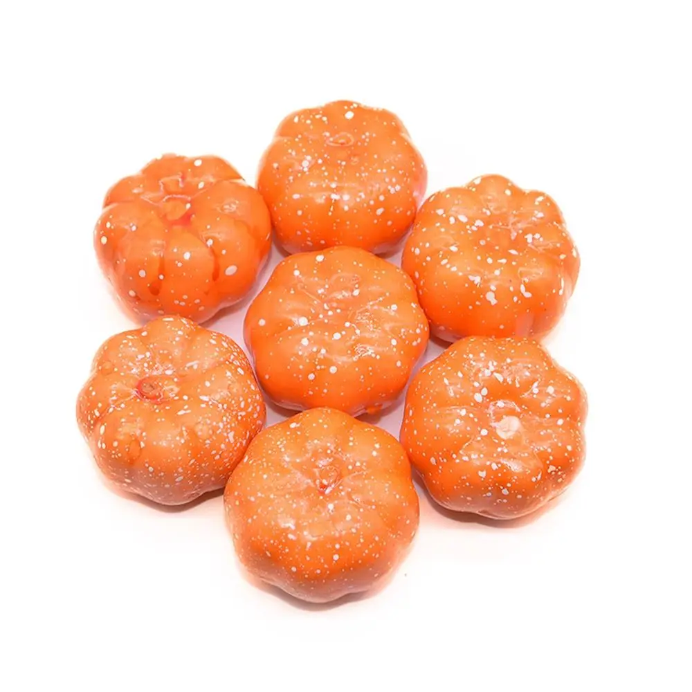 

25/50pcs Foam Mini DIY Craft Party Birthday Artificial Pumpkin Simulation Vegetable Fake Vegetable Halloween Decoration