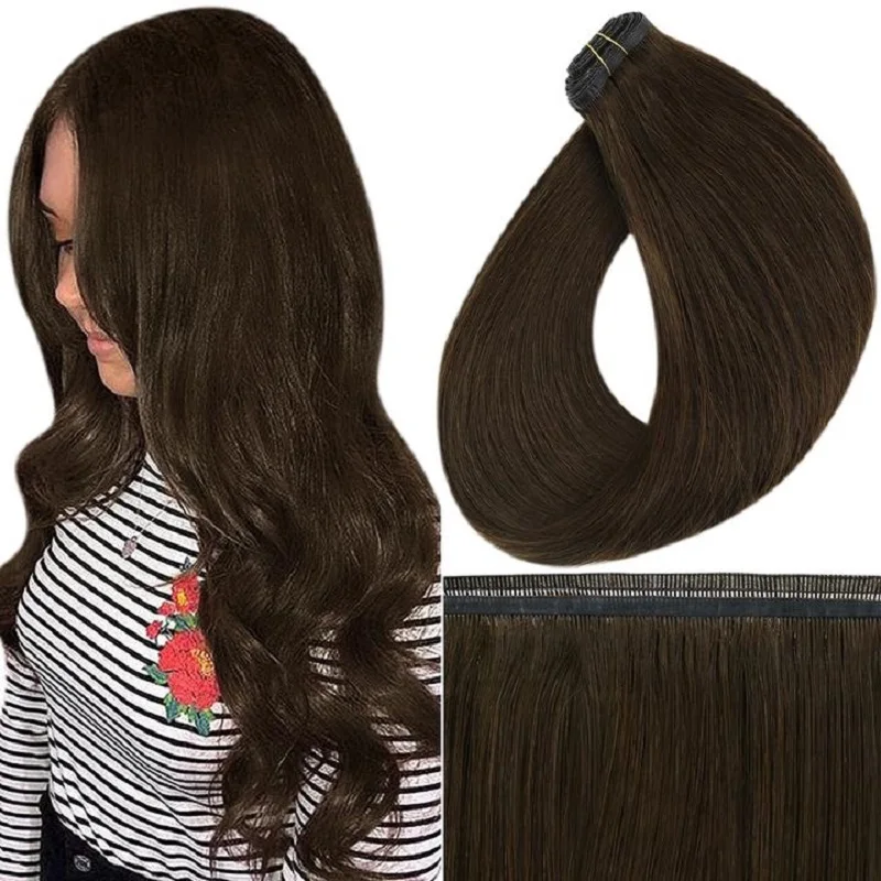 Tape In Hair Extensions Straight Hair Natural 100% Human Extensions Pre Bonded Capsules Microlink Capsules