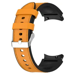 Premium Leather and Silicone Strap with Leather Grain Finish - Galaxy Watch 5 Pro (YS)