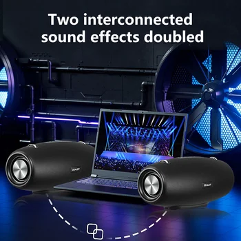 Zealot S67 Wireless Speaker WithShoulder Strap,Outdoor,Waterproof,Portable Speaker with Loud Stero and Booming Bass,40H Playtime 6