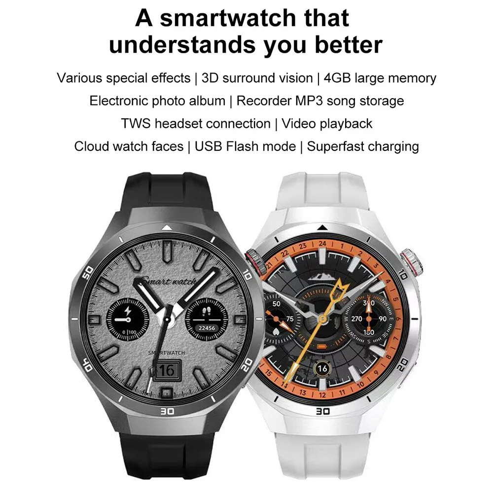 DT5 Pro 스마트 시계 남성용 여성용 디지털 손목 시계 MP3 MP4 음악 Smartwatches 피트니스 팔찌 전자 손목 시계 시계
