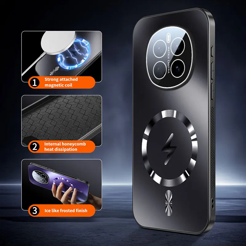 Enhanced Product Title:  
Premium Matte Lightning Magnetic Hard Shell Case with Shockproof Bumper