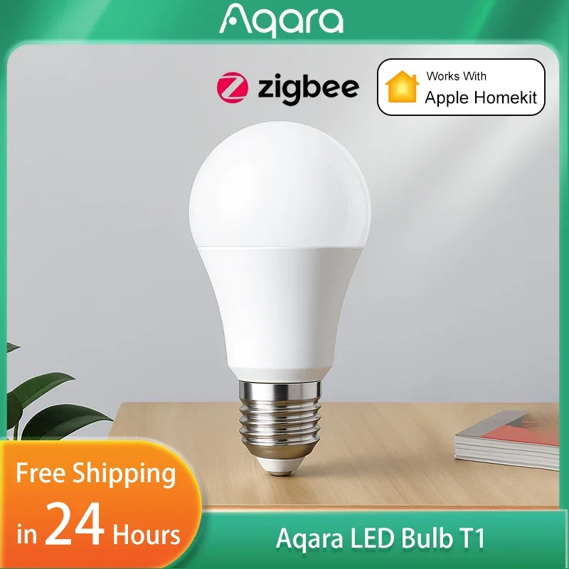 AqaraLEDBulbT1ZigbeeSmartAdaptiveBluetoothLightBulbE272700K-6500K220-240VForXiaomiSmartHomeMiHomeHomekitApp-AliExpress44