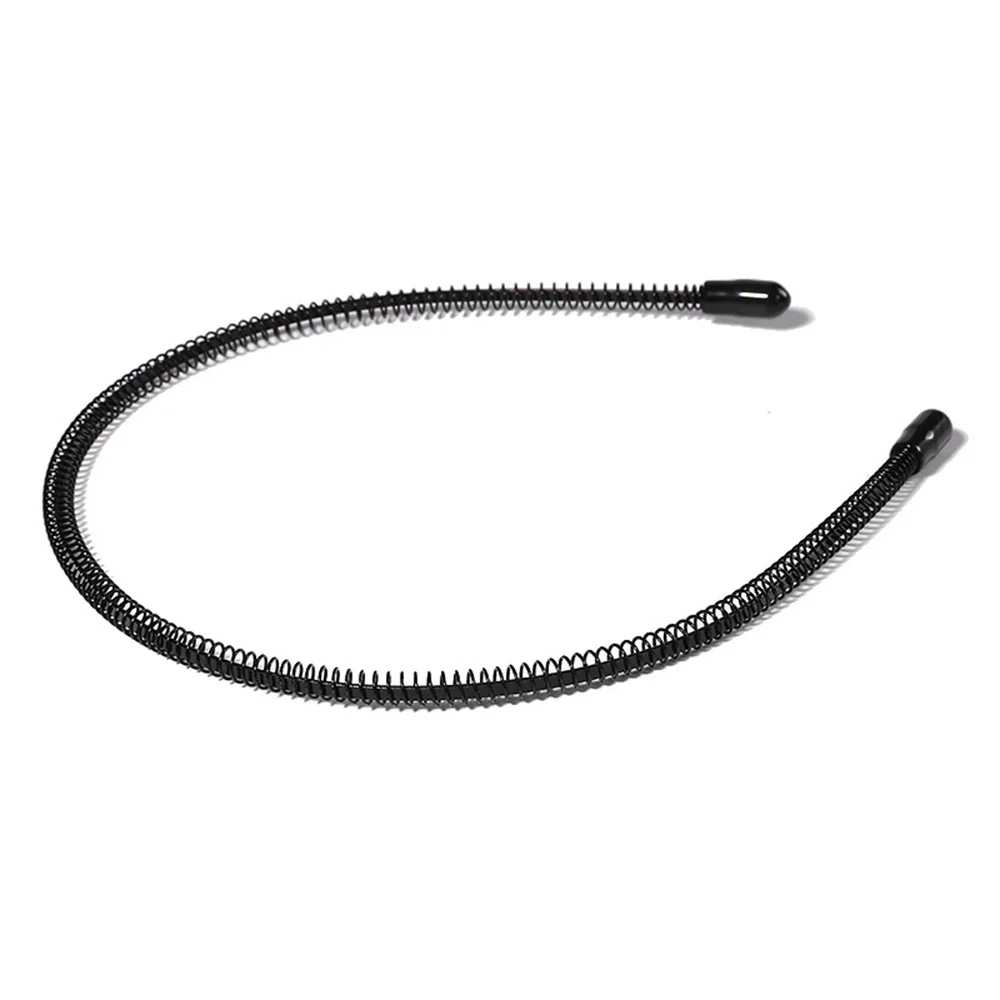 Men Women Unisex Metal Hair Hoop Headband Sports Non Slip Headdress Accessories
