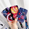 Disney Superhero ID Card Holder Neck Strap Pendant Cool Boys Door Badge Holder Lanyards Keychain Men Work Credential Case Gift 2