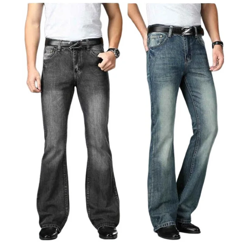 Pantalones Vaqueros Elásticos Para Hombre, Pantalones
