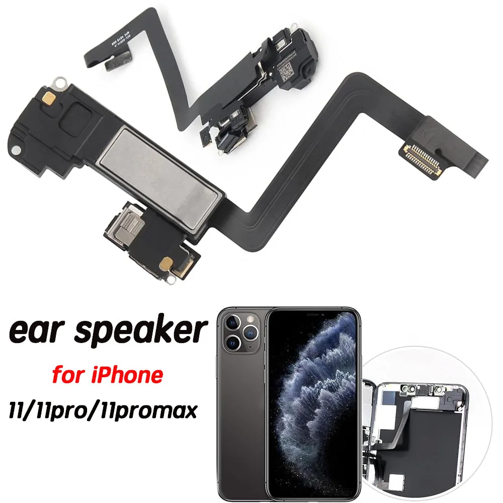 IPhone 11 pro max用イヤホン,スペア,近接センサー,フレックスケーブル
