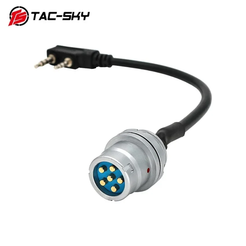 TAC-SKY 6-Pin PELTORPTT and PRC148/152 Walkie Talkie DIY Connector U 283 For AN/PRC 148 152 152A Walkie-Talkie Model Dummy Case