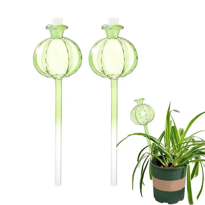 

2/3Pcs Plant Self Watering Globes Automatic Plant Water Feeder Glass Bulbs Flowerpot Drip Irrigation System Home Office Supplies