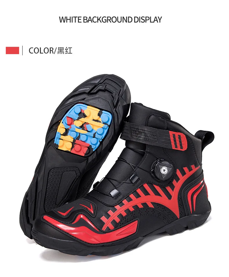Men's Motorcycle Shoes Off-Road Racing Gear Shift Drop