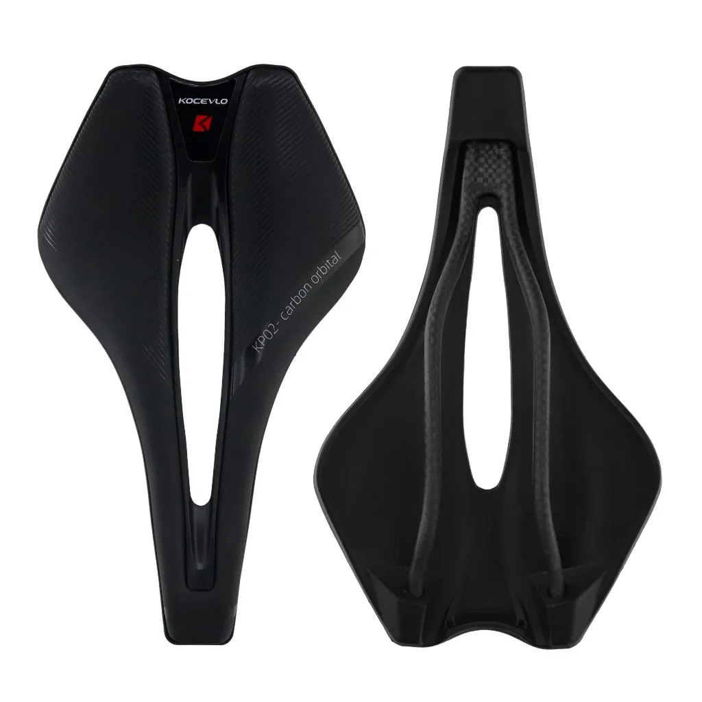 Carbon Fiber Bicycle Saddle PU Leather