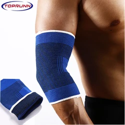 TopRunn 2Pcs/Pair Elastic Elbow Brace Muscle Compression Outdoor Sports Arm Support Sleeves Arthritis Pain Relief for Tennis