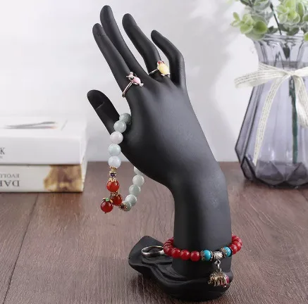 Présentoir de bijoux en résine, organisateur de bagues de mariage, colliers et bracelets, support de rangement, vitrine de comptoir de magasin 6