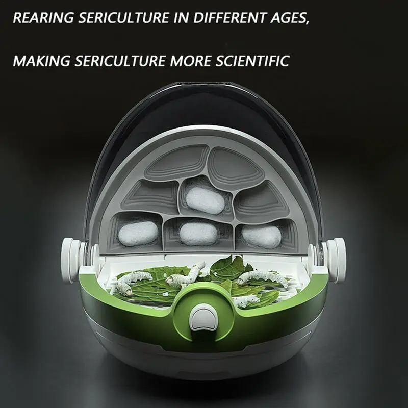 Silkworm Breeding Space Capsule Children's Insect Observation Box Student Nurturing Bucket Toy Perfect For Keeping Silkworm