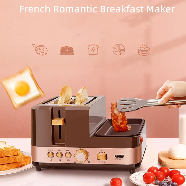Toaster oven 4 in 1 breakfast machine steaming multifunctional home four in one toaster commercial sandwich makermaker