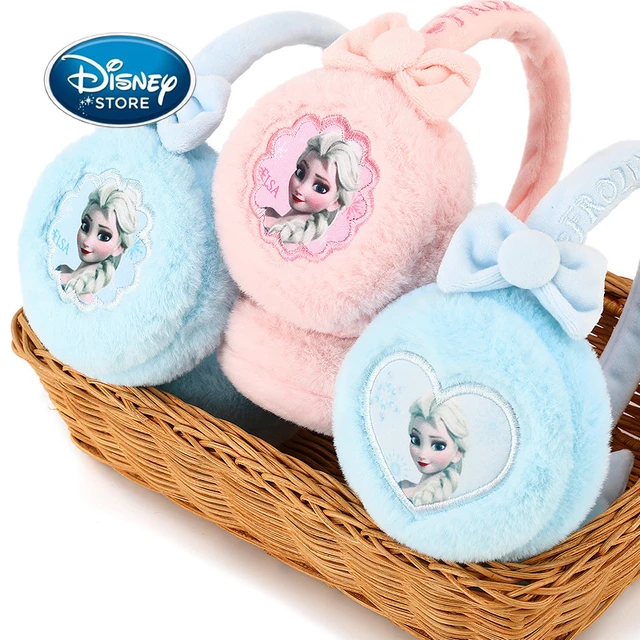 Disney Frozen-orejeras de felpa suave para niña y niño, orejeras cálidas,  protección para las orejas