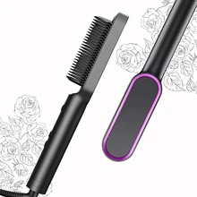 

Multifunctional Hair Straightener Brush Heated Brushe Ceramic Anti-Scald Hair Straightening Hot Comb Hair Care Fast Heating