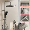 Gray Shower Shower Set Shower Bathroom Constant Temperature Toilet Household Pressurized Faucet Full Set 1