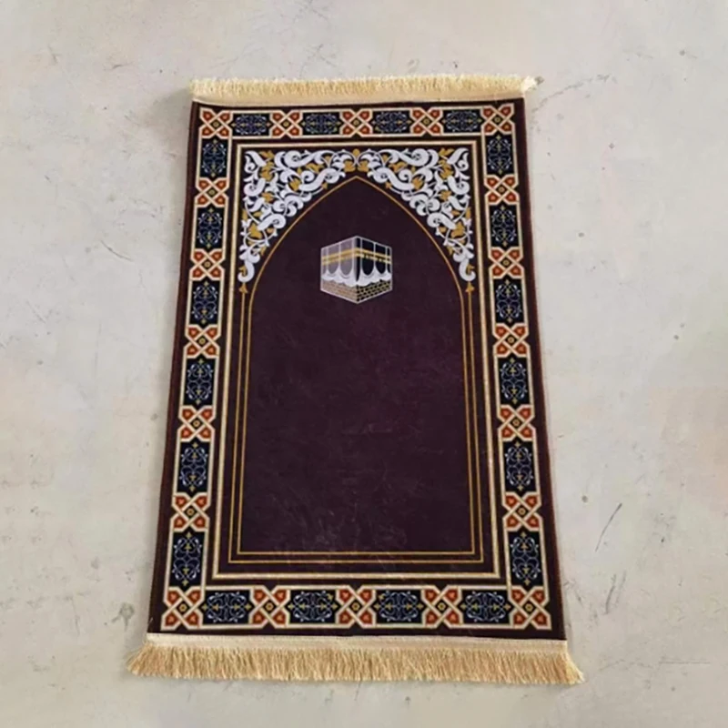 Adults Large Pink Padded Prayer Mat - Islamic Prayer Mats