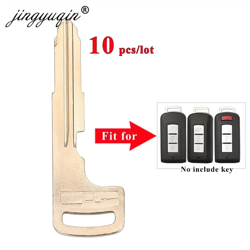 Jingyuqin-10-pz-Smart-Keyless-Entry-Remote-Insert-chiave-di-emergenza-per-Mitsubishi-Lancer-Outlander-ASX.jpg Keyforkess 10 pz Smart Keyless Entry Remote Insert chiave di emergenza per Mitsubishi Lancer Outlander ASX Eclipse Galant lama non tagliata - Jingyuqin 10 pz Smart Keyless Entry Remote Insert chiave di emergenza per Mitsubishi Lancer Outlander ASX