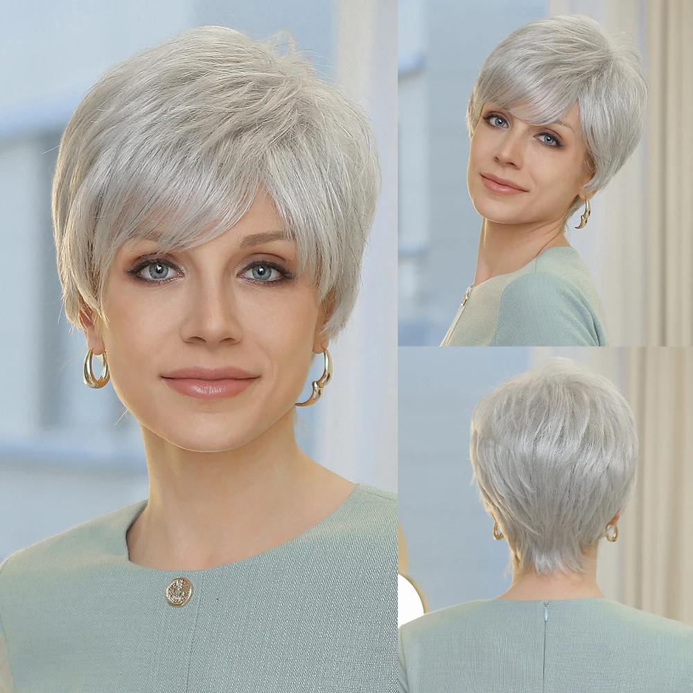 Perruque Courte Femme Blonde Doré Clair ALICIA - Synthétique - Longueur 35 Cm - Neuve Avec étiquette