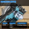 125mm Brushless Circular Saw Cordless Electric Woodworking Saw Adjustable Angle Wood Cuttiing Machine For Makita 18V Battery 4