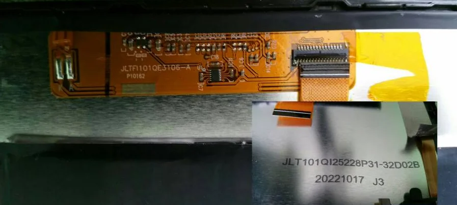 Polegada 31p3iiispspisplay Jltfi101qe3106-a ab ab Spisplay Ananel Jlt101qi25228p3132d02b Jlt101qi25228p31-32d03o or ou Ececlast P30s 10.1 - Imagem 2