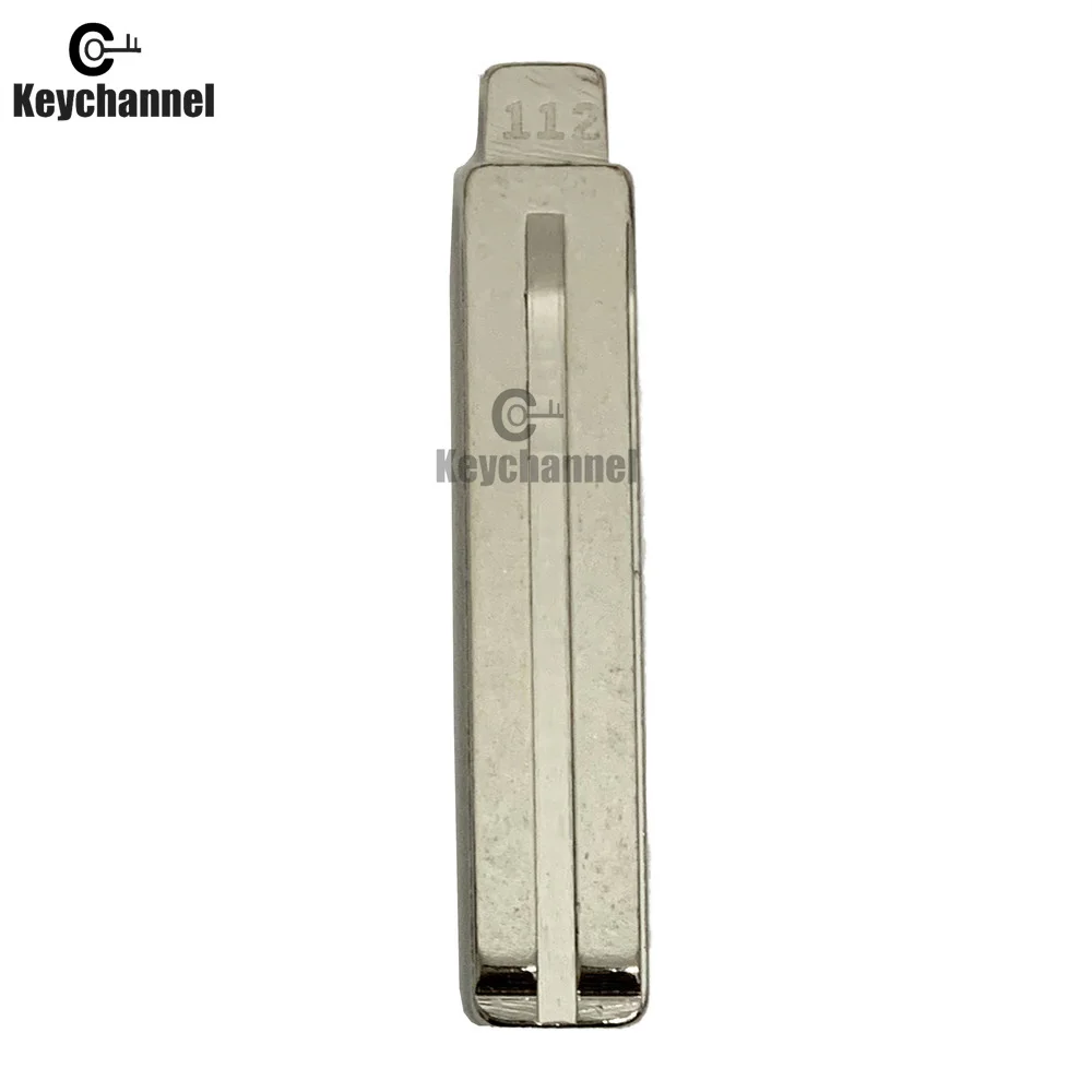 Car Key Keychannel 10PCS/LOT #112 Original Metal Car Key Blade Hy22 TOY48 TOY40 Uncut Blank for Hyundai IX45 New SantaFe Replament Key