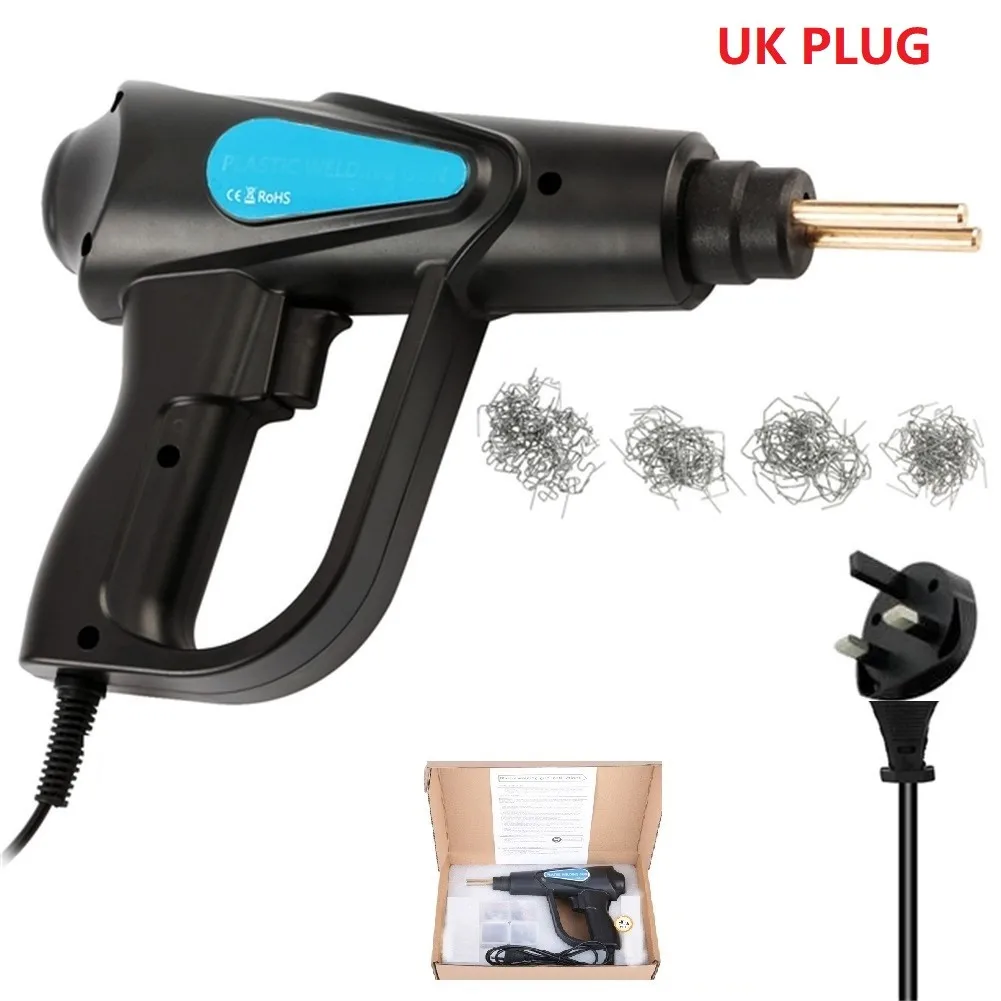 plastic welder stapler 70W Hot Stapler Plastic Welding Machine Equipment Auto Car Plastic Bumper Repair Tool Kit EU/ US/ AU/ UK 4 Plug Welder Gun electric solder