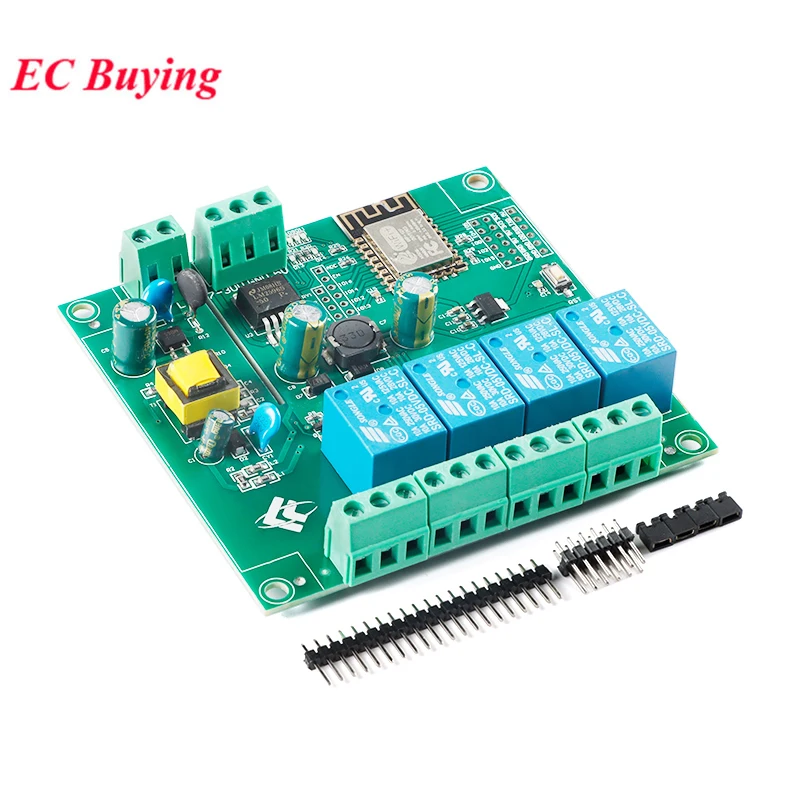 ESP8266 1/4 kanał AC 90-250V/DC 7-30V Wifi bezprzewodowy moduł przekaźnikowy ESP-12F programowalny moduł rozwoju WiFi dla IOT 2 ESP8266 1/4 kanał AC 90-250V/DC 7-30V Wifi bezprzewodowy moduł przekaźnikowy ESP-12F programowalny moduł rozwoju WiFi dla IOT - Image 2