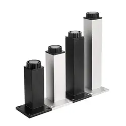 Furniture Legs Adjustable Height Cold-rolled Steel Table Feet Sofa Bed Leg Replacement Heavy Duty Furniture Hardware