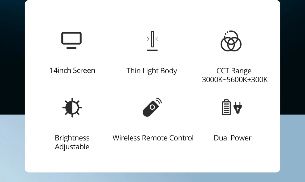 LEDP260C 3300~5500K LED Bi-Color & Dimmable Studio Video Light Lamp Panel for Ca