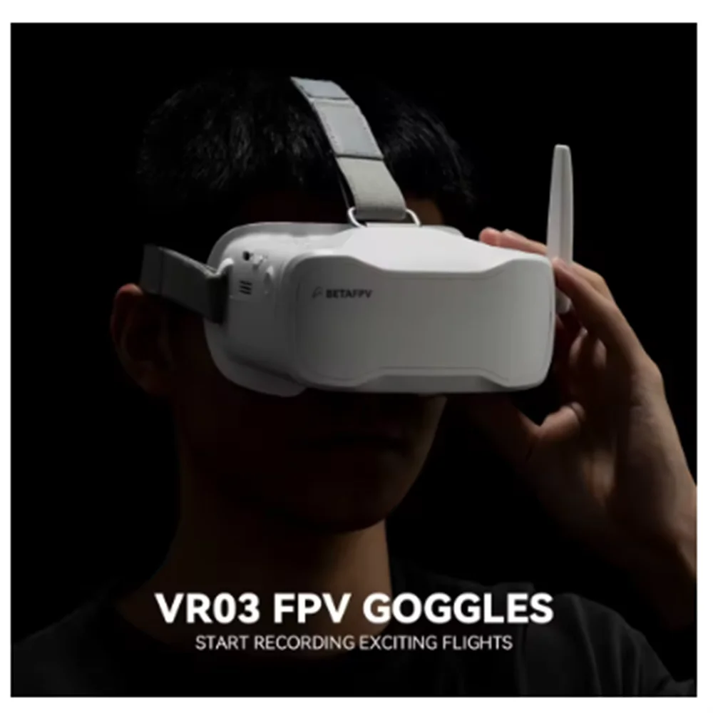 2026BETAFPV VR03 FPV Goggles with 64GB Storage DVR for RC FPV Racing  s 48CH Video Recording Virtual Reality Headsetunique