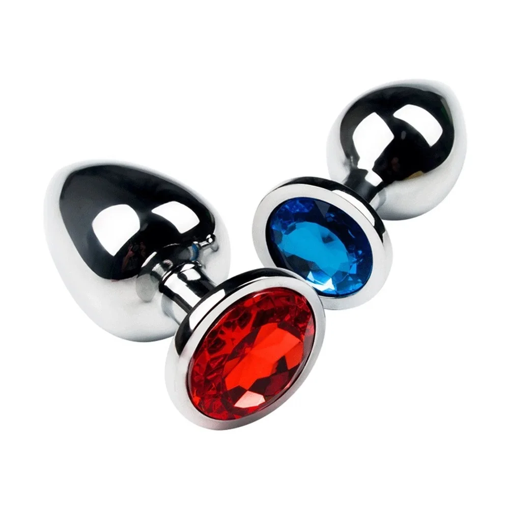Металлические анальные секс-игрушки