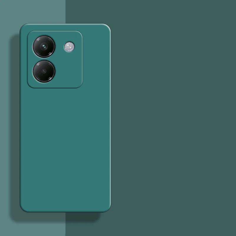 Coque Silicone + 2 Protecteurs écran Verre Trempé Pour Xiaomi Poco M7 4G - Anti-choc, Anti-rayures - Couleur Noir