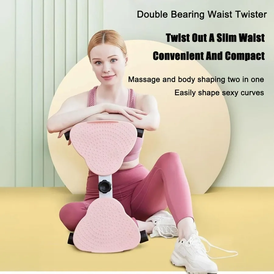 Waist Twisting Machine for Home, Use Twister Exercise for Waist, Ab Twister Board for Muscle Toning and Lower Easy to Use Exerci