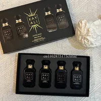 KAYALI Coffret de 4 mini-parfums 10ml Vanille Oud Floral Fruité Oriental Longue Durée Unisexe Eau de Parfum Coffret Cadeau Voyage Luxe 5