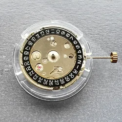 Automatic Black Calendar Watch Movement with Date Function at 3/6 O'Clock (Date at 3 Clock)